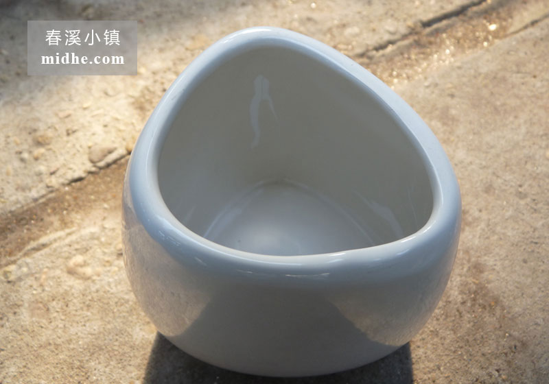 白釉水桶瓶-春溪小镇