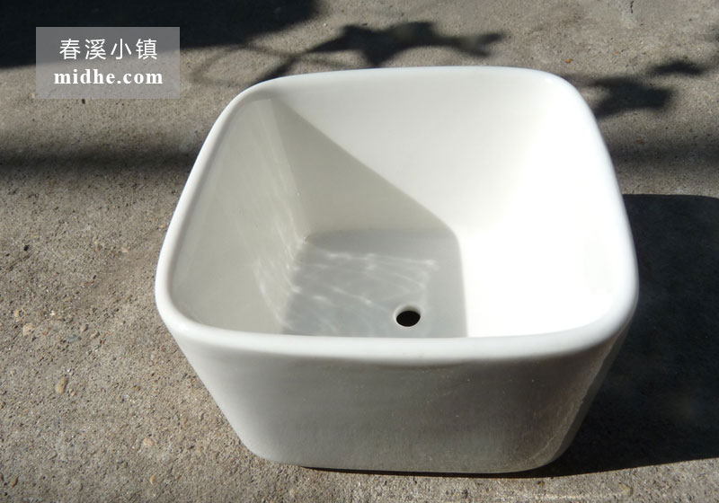 方形陶瓷盆-春溪小镇