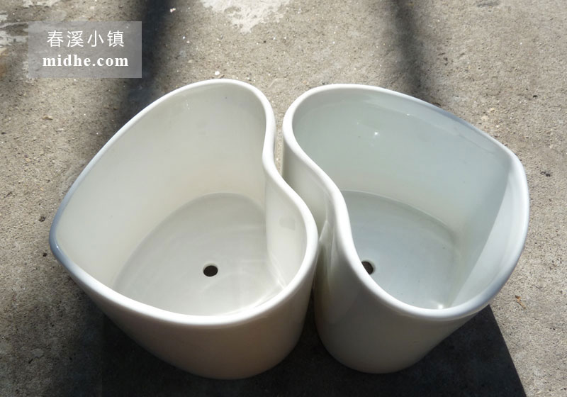 心形高腰盆-春溪小镇