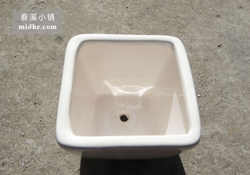 小四方陶瓷盆-春溪小镇
