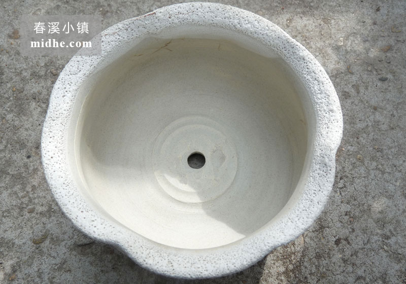 泡沫釉陶土盆-春溪小镇