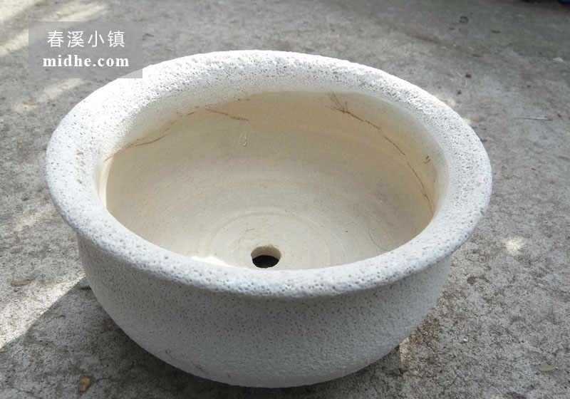 泡沫釉陶土盆-春溪小镇