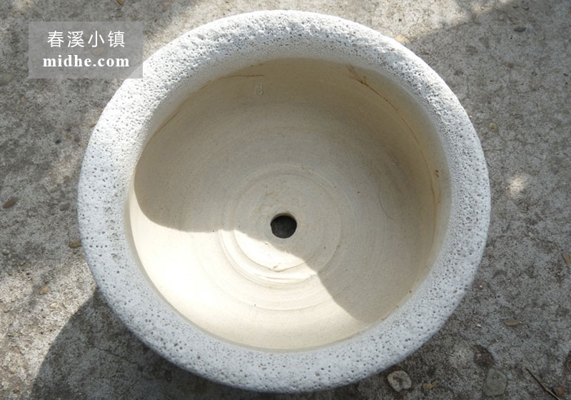 泡沫釉陶土盆-春溪小镇
