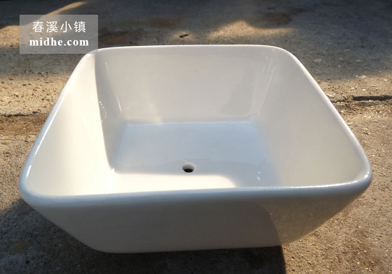 大四方梯形盆-春溪小镇